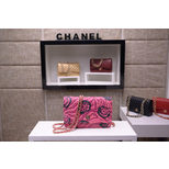 Chanel Camellia embossed ORIGINAL lambskin leather mini flap